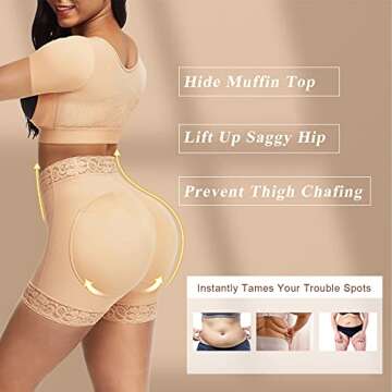 Lover-Beauty Girdle for Women Tummy Control Butt Lifting Panties Panty Faja Shapewear Shorts