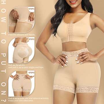 Lover-Beauty Girdle for Women Tummy Control Butt Lifting Panties Panty Faja Shapewear Shorts