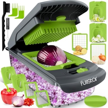 Fullstar Vegetable Chopper - Food Chopper - Onion Chopper - Vegetable Slicer & Spiralizer - Veggie C...