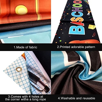 KatchOn Welcome Back to School Banner 120x20 Inches