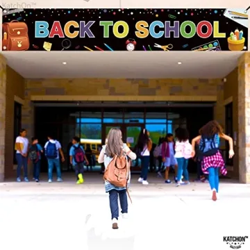 KatchOn Welcome Back to School Banner 120x20 Inches
