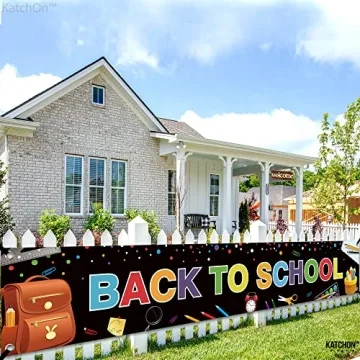 KatchOn Welcome Back to School Banner 120x20 Inches
