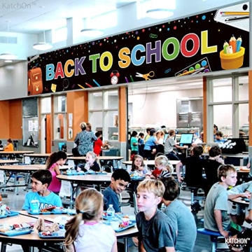 KatchOn Welcome Back to School Banner 120x20 Inches