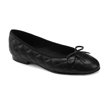 SHODENSE Women's Bow Flats Stylish Comfortable Slip-On Shoes