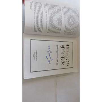 Healing Oils of the Bible