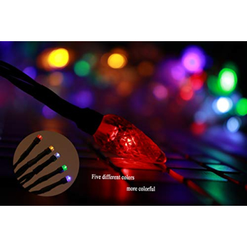 Cewuidy LED Christmas Lights Charging Cable,USB and Bulb Charger,50inch 10led Multicolor Available with Phone11,11Pro,11Pro Max,12,12Pro,12Pro Max,13,13Pro,13Pro Max,14,14Pro,14Pro Max etc (1pcs)