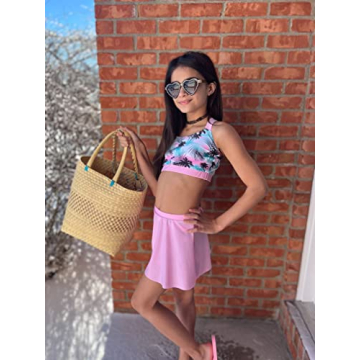 Cutemile Girls Tropical 2pc Bathing Suit for Summer Fun