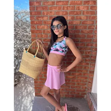 Cutemile Girls Tropical 2pc Bathing Suit for Summer Fun