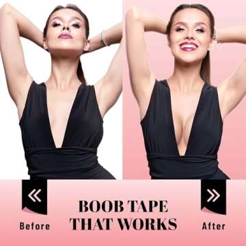 BUSTIES Boob Tape Kit for Instant Lift and Support