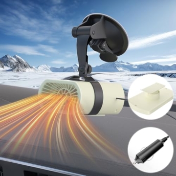 Car Heater that Plugs into Cigarette Lighter，Car Heaters for Vehicle, Portable Car Heater，12v He...