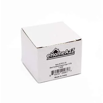 EHOMEA2Z Stainless Steel Sauce Cups - Versatile Design for Kitchen