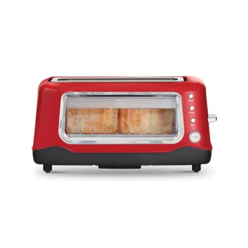 DASH Clear View Toaster - Compact Design with 7 Browning Levels & Clear-View Window, Extra-Wide Slot...