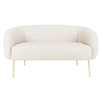 Safavieh Couture Alena Oatmeal Loveseat for Chic Spaces