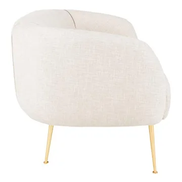 Safavieh Couture Alena Oatmeal Loveseat for Chic Spaces