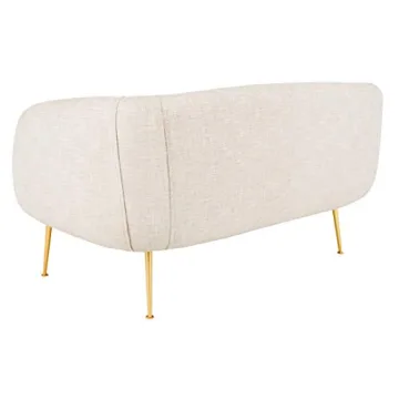 Safavieh Couture Alena Oatmeal Loveseat for Chic Spaces
