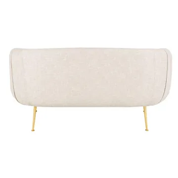Safavieh Couture Alena Oatmeal Loveseat for Chic Spaces