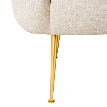 Safavieh Couture Alena Oatmeal Loveseat for Chic Spaces