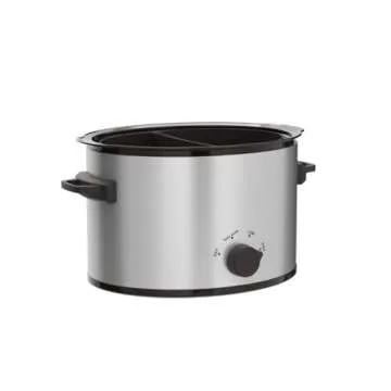 CROCKPOCKETS® 6-Quart Slow Cooker 2 Pc. Dividers Set, Reusable Silicone Inserts, Non-Stick and Leak Resistant, BPA Free, Dishwasher Safe + FREE COOKBOOK