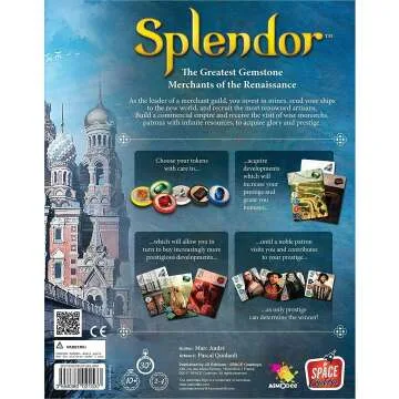 Splendor Board Game for Strategies & Fun | Ages 10+