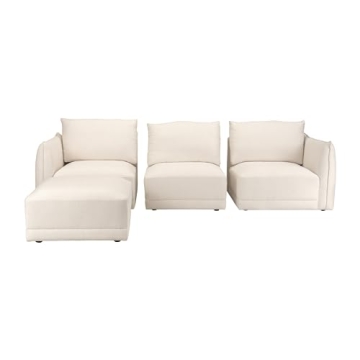 Sagebrook Home Laf/RAF Chaise Sofa for Modern Comfort