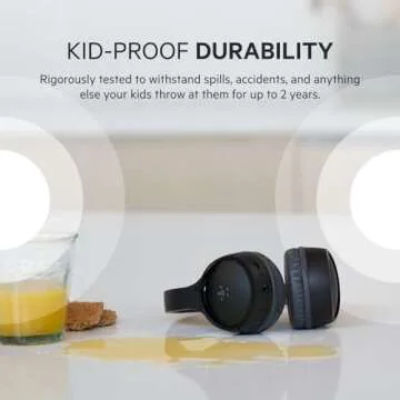 Belkin SoundForm Mini Kids Bluetooth Headphones - Safe & Durable