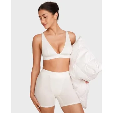 INLYRIC Women's Cotton Plunge Bralette Comfort Style