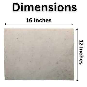 KC KULLICRAFT Marble Cutting Board - Elegant & Functional