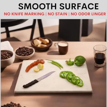 KC KULLICRAFT Marble Cutting Board - Elegant & Functional