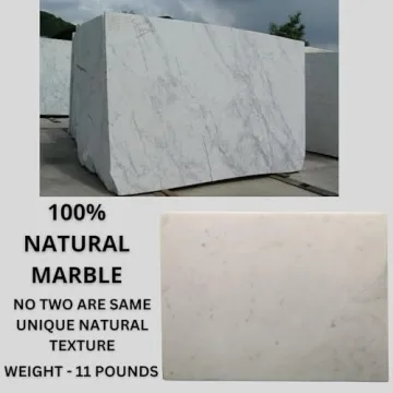 KC KULLICRAFT Marble Cutting Board - Elegant & Functional