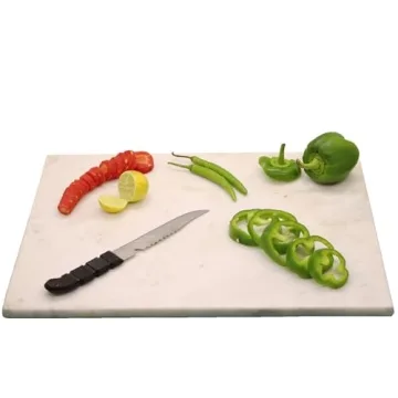 KC KULLICRAFT Marble Cutting Board - Elegant & Functional
