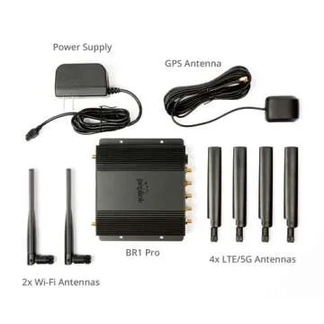 Peplink MAX BR1 Pro 5G | All-In-One 5G Solution | Wi-Fi 6 | 2x2 MU-MIMO | MAX-BR1-PRO-5GH-T-PRM,dual band