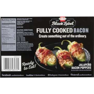 Hormel Black Label Fully Cooked Bacon Family Pack