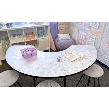 Lavender Portable Plastic Storage Caddy 6-Pack for Organization