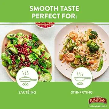 Pompeian USDA Organic Smooth Extra Virgin Olive Oil, First Cold Pressed, Smooth, Delicate Flavor, Perfect for Sautéing & Stir-Frying, 48 FL. OZ.