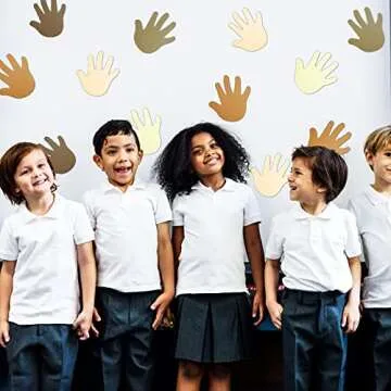 Multicultural Hand Cut Outs for Classroom Decoration