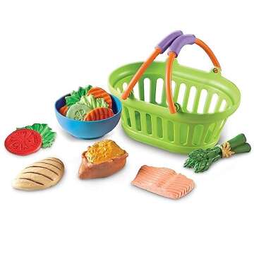 Learning Resources New Sprouts Healthy Dinner Play Food Set - 14 Pieces for Ages 18mos+