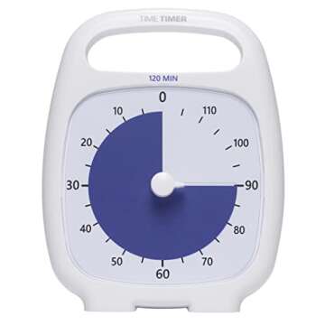 Time Timer Plus 120 Minute Countdown Clock for Learning