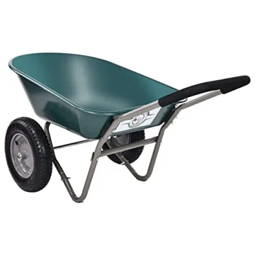 Elevon Dual-Wheel Wheelbarrow for Easy Gardening