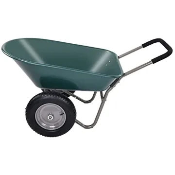 Elevon Dual-Wheel Wheelbarrow for Easy Gardening