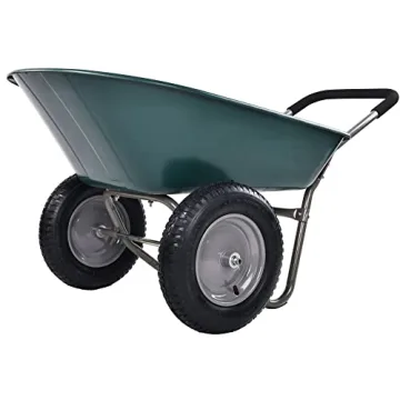 Elevon Dual-Wheel Wheelbarrow for Easy Gardening