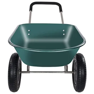Elevon Dual-Wheel Wheelbarrow for Easy Gardening