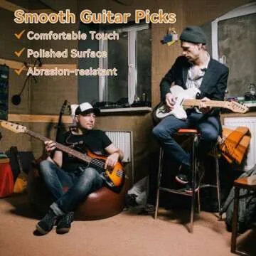 PEASUG Colorful Guitar Picks - Vibrant 120 Picks Set