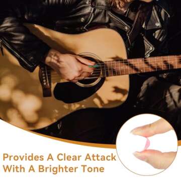 PEASUG Colorful Guitar Picks - Vibrant 120 Picks Set