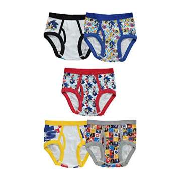 Sonic the Hedgehog Boys' Briefs and Boxer Briefs Multipacks