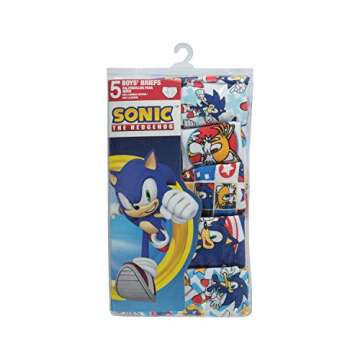Sonic the Hedgehog Boys' Briefs for Ages 4-10