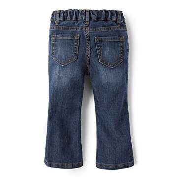 The Children's Place,baby-girls,And Toddler Girls Basic Bootcut Jeans,Indigo Stone/Victory Blue Wash...