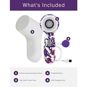 Michael Todd Soniclear Petite Sonic Facial Cleansing Brush-3 speed. The only brand with Patented Ant...