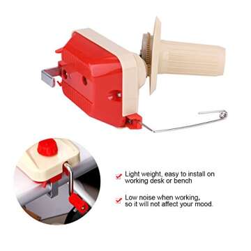 Yarn Winder - Hand Operated Yarn Ball Spinner for Knitters