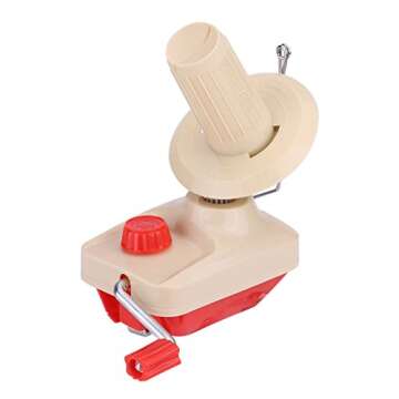 Hand Operated Yarn Winder for Easy Crafting Organization