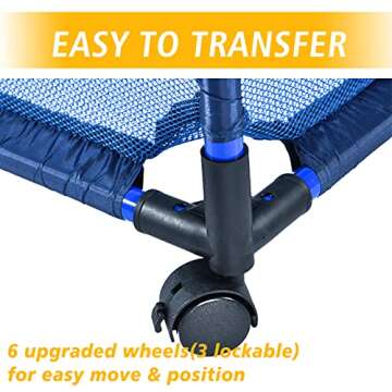 AOBEN Pool Storage Bin - Large Capacity Organizer for Pool